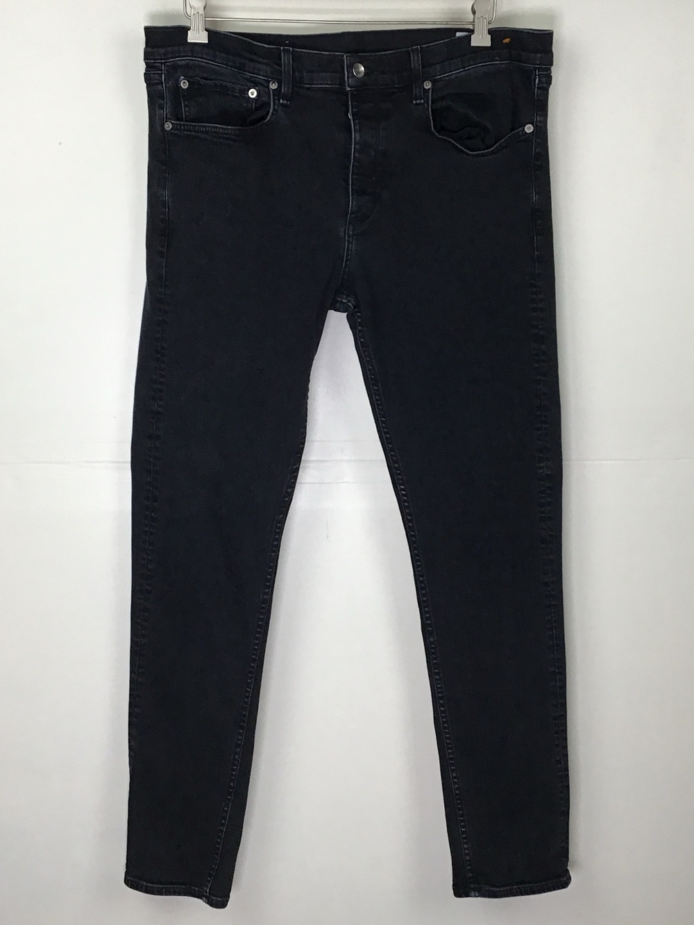 Rag & Bone men’s Fit 1 Extra Slim button fly denim jeans 36